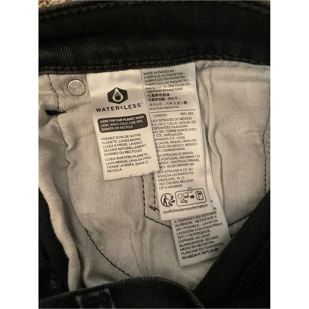 Levi's Men's Slim Black Jeans
